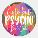 Recherche de psycho autocollants Drôle