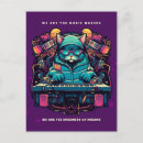 Recherche de chat musicien cartes postales Pour tous