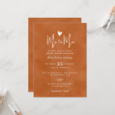 Recherche de burnt orange bridal shower invitations Terre cuite