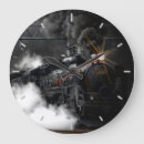 Recherche de trains de vapeur horloges Vintage