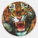 Recherche de chat bengale autocollants Tigre