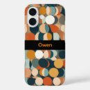 Recherche de cercles abstraits iphone coques Élégant