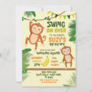 Recherche de singe invitations Animaux de fête