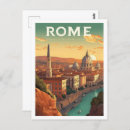 Recherche de rome vintage cartes postales Aquarelle