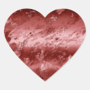 Recherche de coeur rouge brillant autocollants Glacer