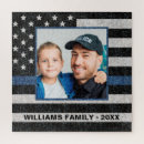Recherche de drapeau américain puzzles Police