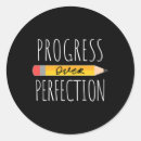 Recherche de progrès autocollants Enseignant