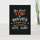Recherche de kitesurfer vœux cartes Vagues