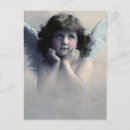 Recherche de ange dans les nuages cartes postales Vintage