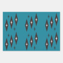 Recherche de années 50 papier cadeau Atomique