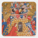 Recherche de chevaliers médiévaux autocollants Médiéval
