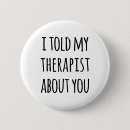 Recherche de thérapeute badges Drôle