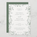 Recherche de sage green mariage invitations Unique
