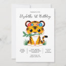 Recherche de tigre invitations Simple