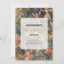 Recherche de motif de forêt invitations Vert