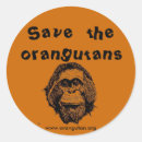 Recherche de orangs outans autocollants Conservation