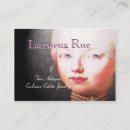 Recherche de beaux arts cartes visite Vintage