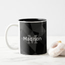 Recherche de motif géométrique noir tasses Élégant