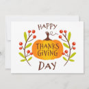 Recherche de jour de thanksgiving cartes postales Typographie