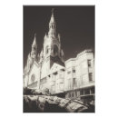 Recherche de paysage urbain noir blanc posters Église
