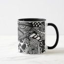 Recherche de griffonnage tasses Dessin