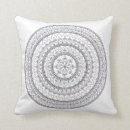 Recherche de mandala complexe coussins Yoga