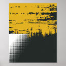 Recherche de jaune et noir posters Moderne