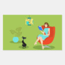 Recherche de chats rectangles autocollants Pour elle