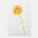 Recherche de gerbera table linges Jaune