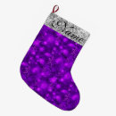 Recherche de violet chaussette de noël Étincelant