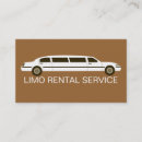Recherche de voiture de mariage cartes visite Limousine
