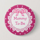 Recherche de super maman badges Baby shower