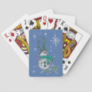 Recherche de bonhomme neige de jeux de cartes Froid