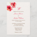 Recherche de coquelicot mariage invitations Aquarelle