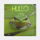 Recherche de humour de grenouille magnets Vert
