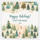 Recherche de arbre rustique autocollants Forêt de pins