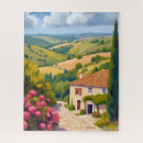 Recherche de vignoble puzzles Peinture