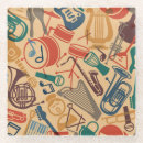 Recherche de jazz dessous de verres Illustration