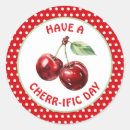 Recherche de cerises mignonnes autocollants Fruit