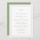 Recherche de sage green invitations Simple