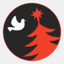 Recherche de arbre de paix autocollants Rouge