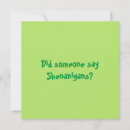 Recherche de shenanigans invitations Drôle