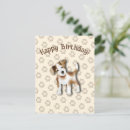 Recherche de jack russell anniversaire cartes Chien