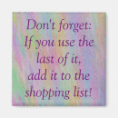 Recherche de listes magnets Liste d'achats