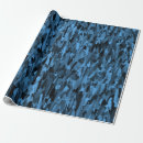 Recherche de camo bleu papier cadeau Tendance