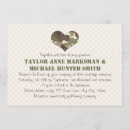Recherche de camo mariage invitations Chasse