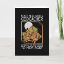 Recherche de geocaching vœux cartes Gps