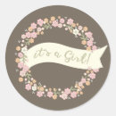 Recherche de guirlande florale autocollants Bientôt maman