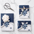 Recherche de fleurs 3d papier cadeau Blanc