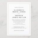 Recherche de typographie mariage invitations Minimum